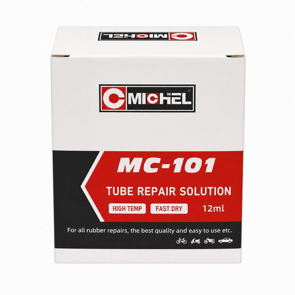 Tub adeziv vulcanizare la rece puternic pentru petice camere de aer 12ml Michel MC-101 - imagine 3