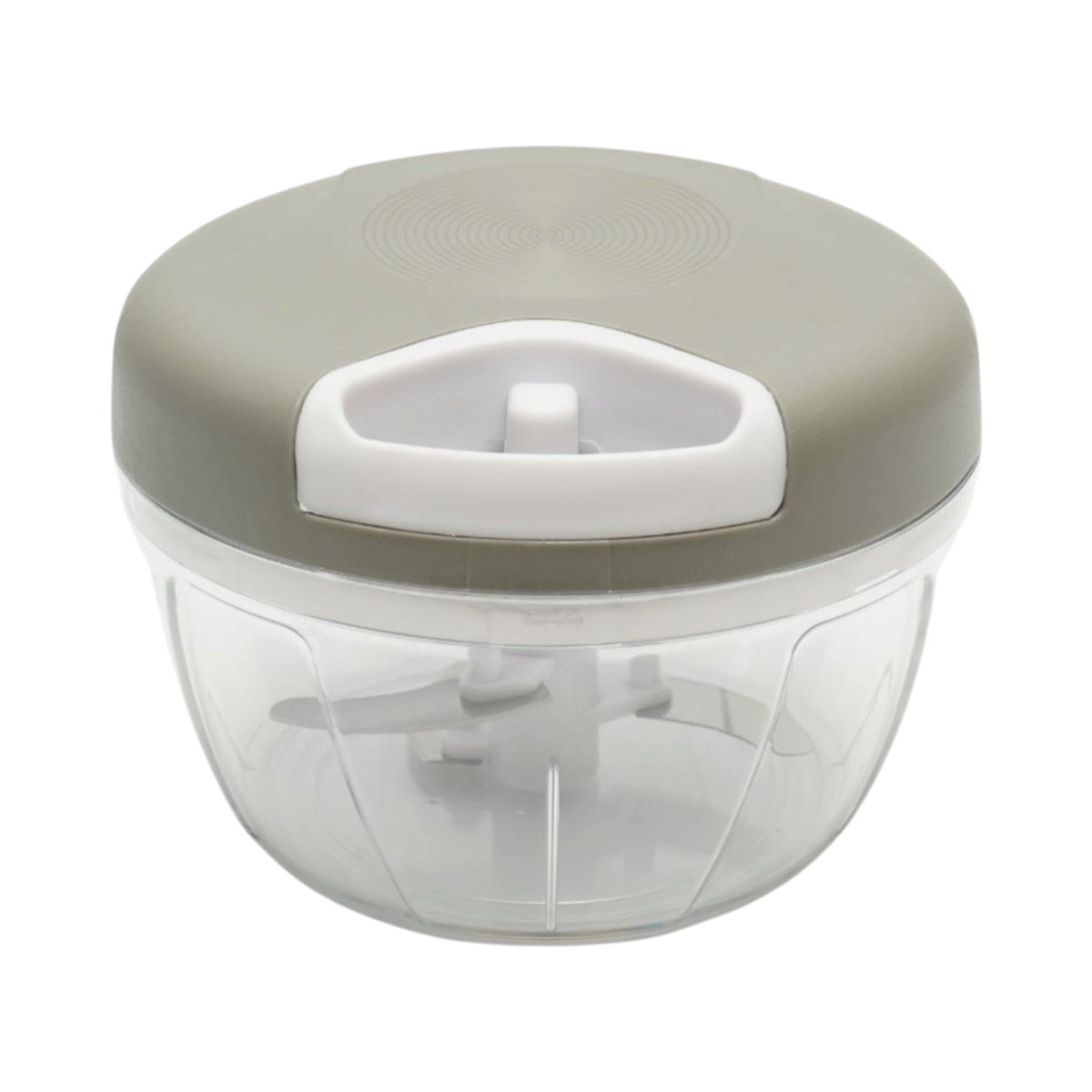 Tocator manual de legume cu sfoara, 3 lame inox, capacitate 500ml - imagine 2