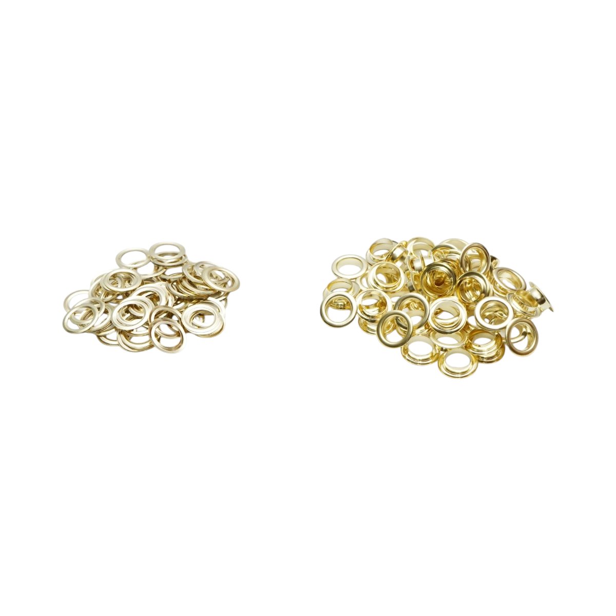 Set cleste montat ocheti metalici + 500 capse 10mm aurii si argintii incluse - imagine 6