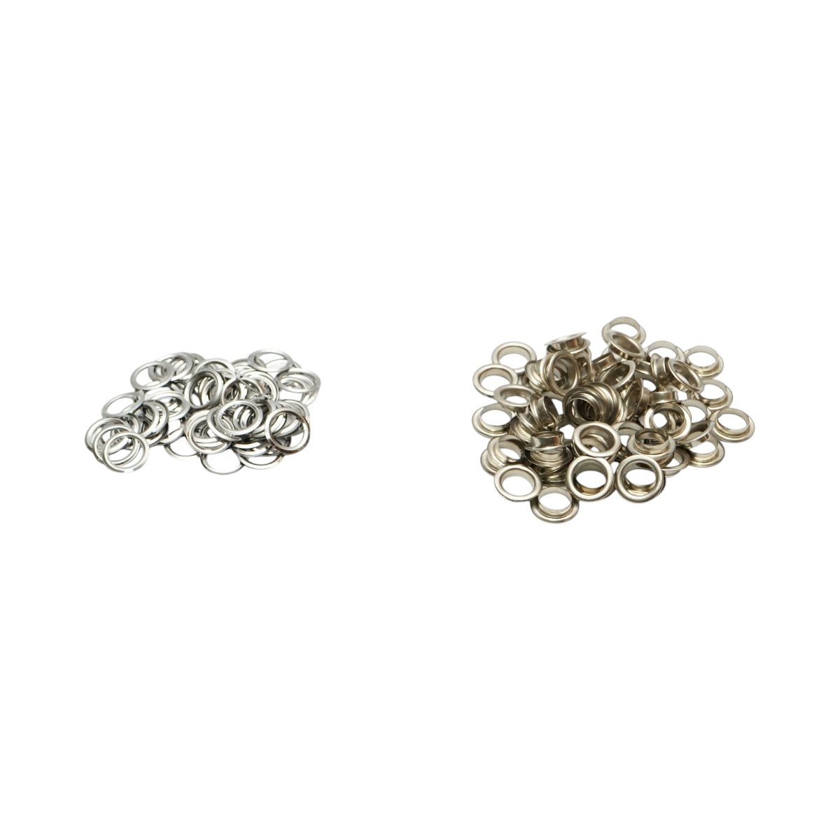 Set cleste montat ocheti metalici + 500 capse 10mm aurii si argintii incluse - imagine 7
