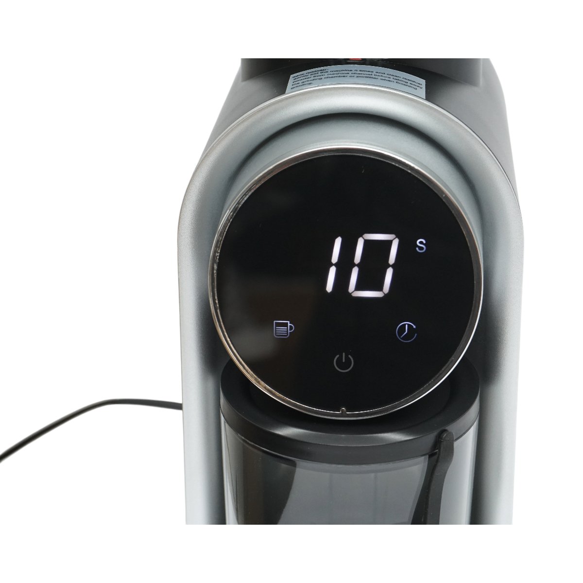 Rasnita electrica de cafea automata 150W, 220V, reglaj macinare 25 trepte, afisaj digital touch, bavuri conice, recipient boabe 250g - imagine 14