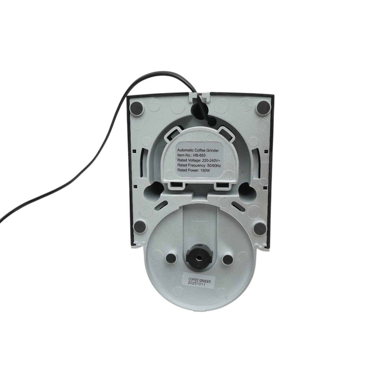 Rasnita electrica de cafea automata 150W, 220V, reglaj macinare 25 trepte, afisaj digital touch, bavuri conice, recipient boabe 250g - imagine 15