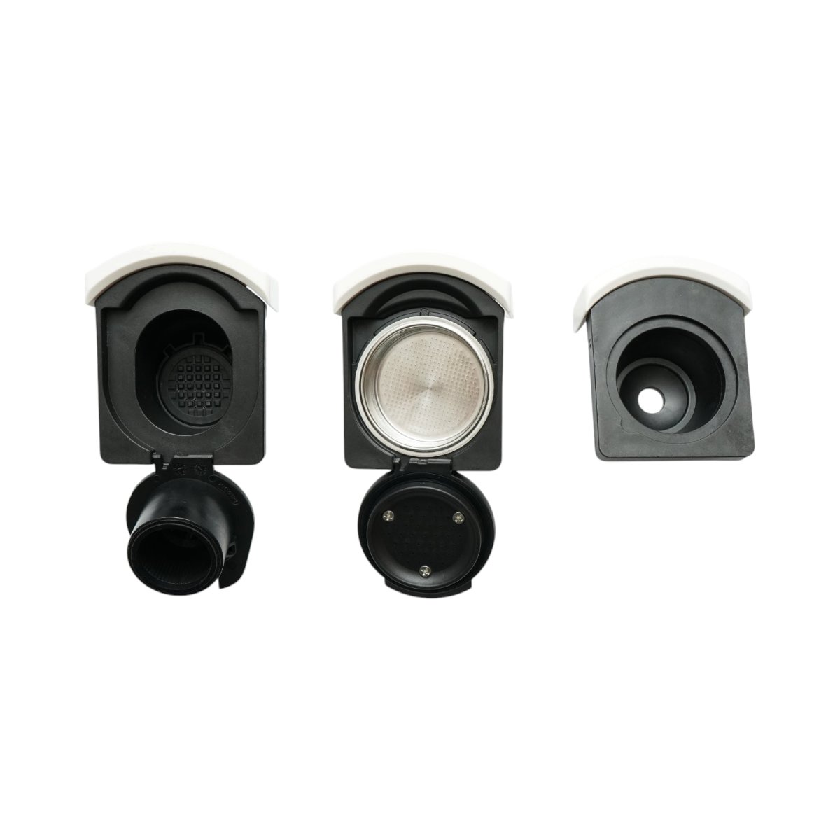 Espressor multifunctional 1350W, 220V, presiune 20 bar, rezervor apa 1.4L, cafea macinata, capsule Nespresso, Dolce Gusto - imagine 10