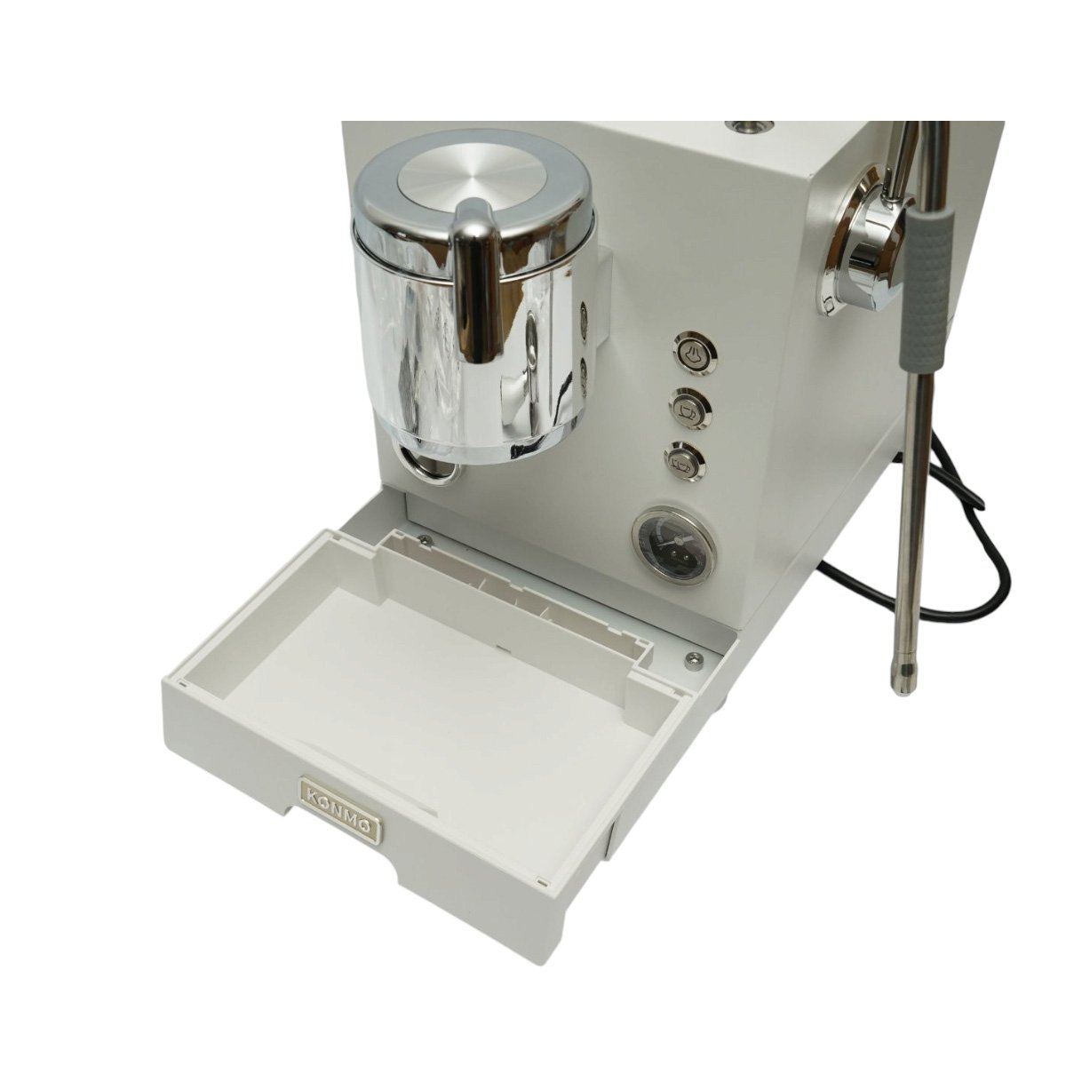 Espressor semi-automat profesional cafea boabe cu rasnita integrata 2950W, 220V, grup dublu, sistem spumare lapte, presiune 20 bar, rezervor apa 3.5L, conexiune apa retea - imagine 8