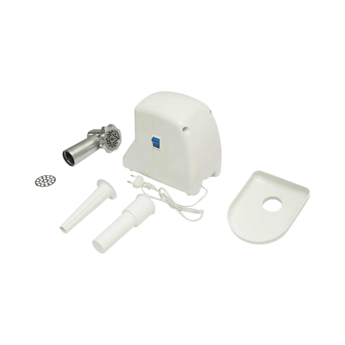 Masina de tocat carne electrica 2000W, 220V, cutit inox, adaptor carnati, 2 site inox 5mm si 7mm incluse - imagine 2