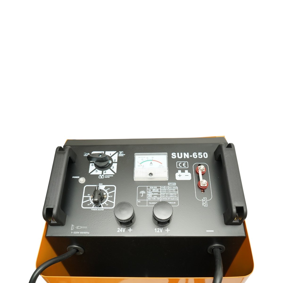 Robot pornire si redresor baterie auto 12/24V, 20-1000Ah, curent pornire 360A, incarcare rapida 70A Breckner Germany - imagine 7