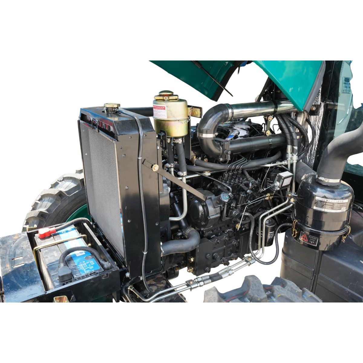 Tractor 60CP 4x4 cu cabina, motor YTO diesel, camere video, trapa KONIG 604 - imagine 16