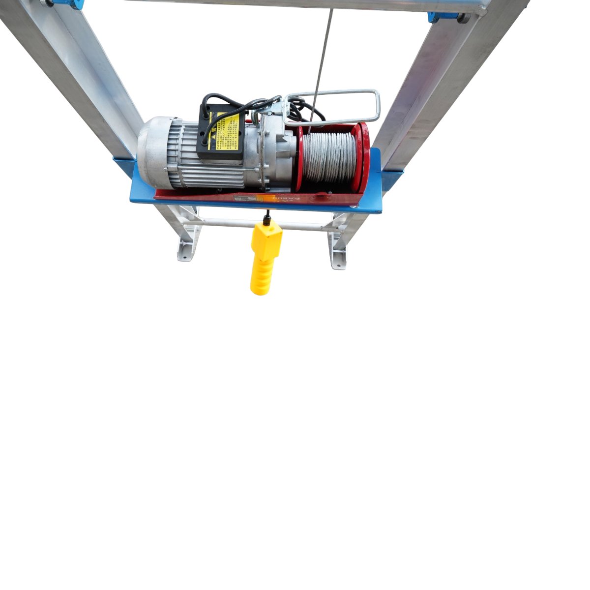 Lift electric 19m pentru ridicare panouri solare fotovoltaice, carucior mobil, telecomanda, sarcina maxima 200kg - imagine 12