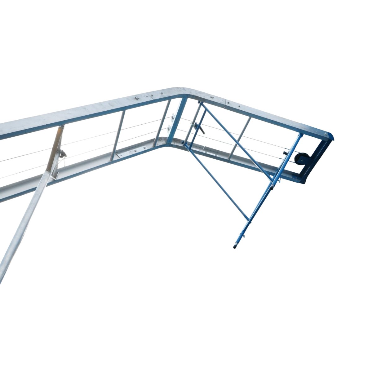 Lift electric 19m pentru ridicare panouri solare fotovoltaice, carucior mobil, telecomanda, sarcina maxima 200kg - imagine 10