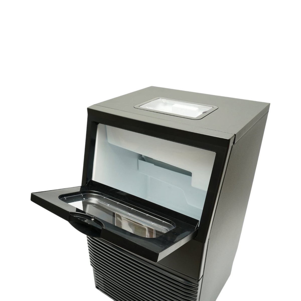 Masina de facut gheata profesionala 40 kg/24h, rezervor apa 3.5L, conexiune apa retea, cos colectare 4kg, autocuratare, afisaj LCD - imagine 10