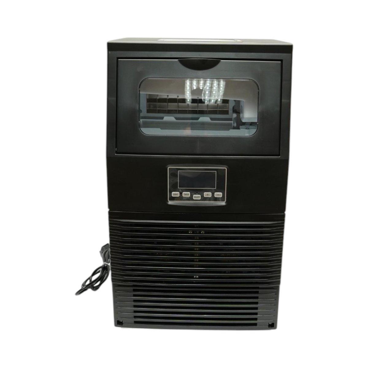 Masina de facut gheata profesionala 40 kg/24h, rezervor apa 3.5L, conexiune apa retea, cos colectare 4kg, autocuratare, afisaj LCD - imagine 4