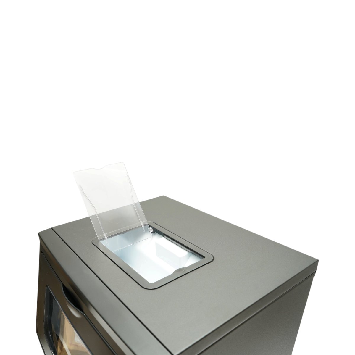 Masina de facut gheata profesionala 40 kg/24h, rezervor apa 3.5L, conexiune apa retea, cos colectare 4kg, autocuratare, afisaj LCD - imagine 9