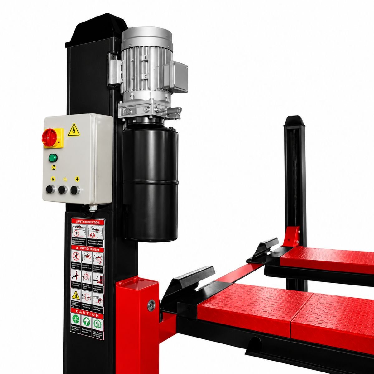 Elevator auto cu 4 coloane 380V, 2.2kW, capacitate ridicare 3500kg, inaltime ridicare 1600mm - imagine 2