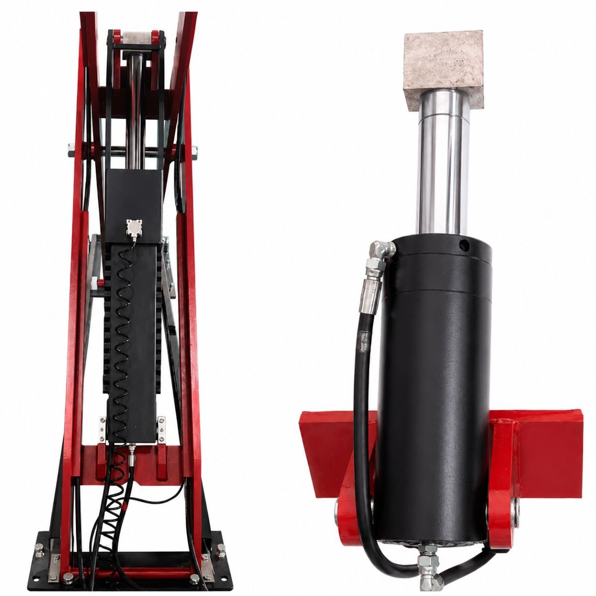 Elevator auto tip foarfeca dublu 380V, 2.2kW, capacitate ridicare 4000kg, inaltime ridicare 330-1850mm - imagine 4