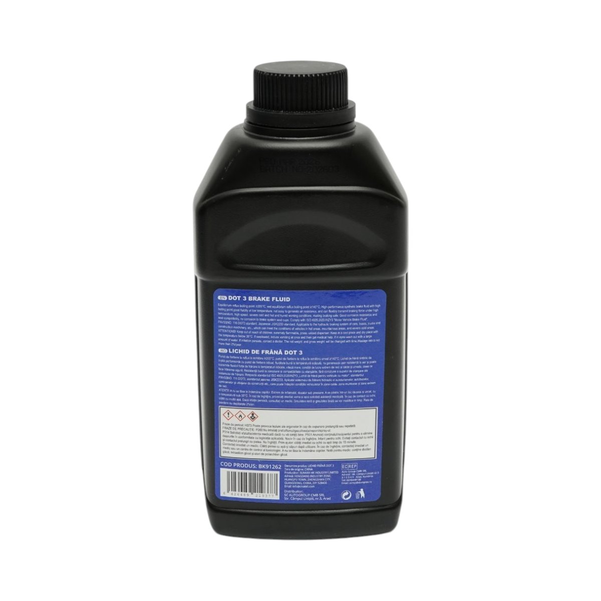 Lichid de frana DOT3 500ml Breckner Germany - imagine 3