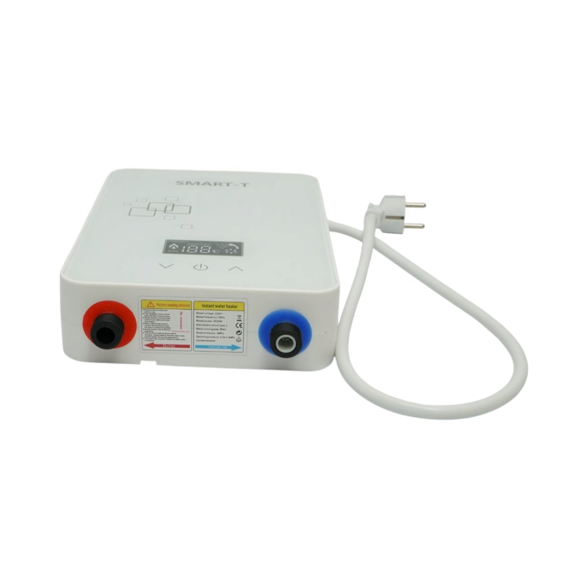 Boiler electric instant apa calda cu dus 220V, 5500W, afisaj digital 30-55°C IPX4 - imagine 4