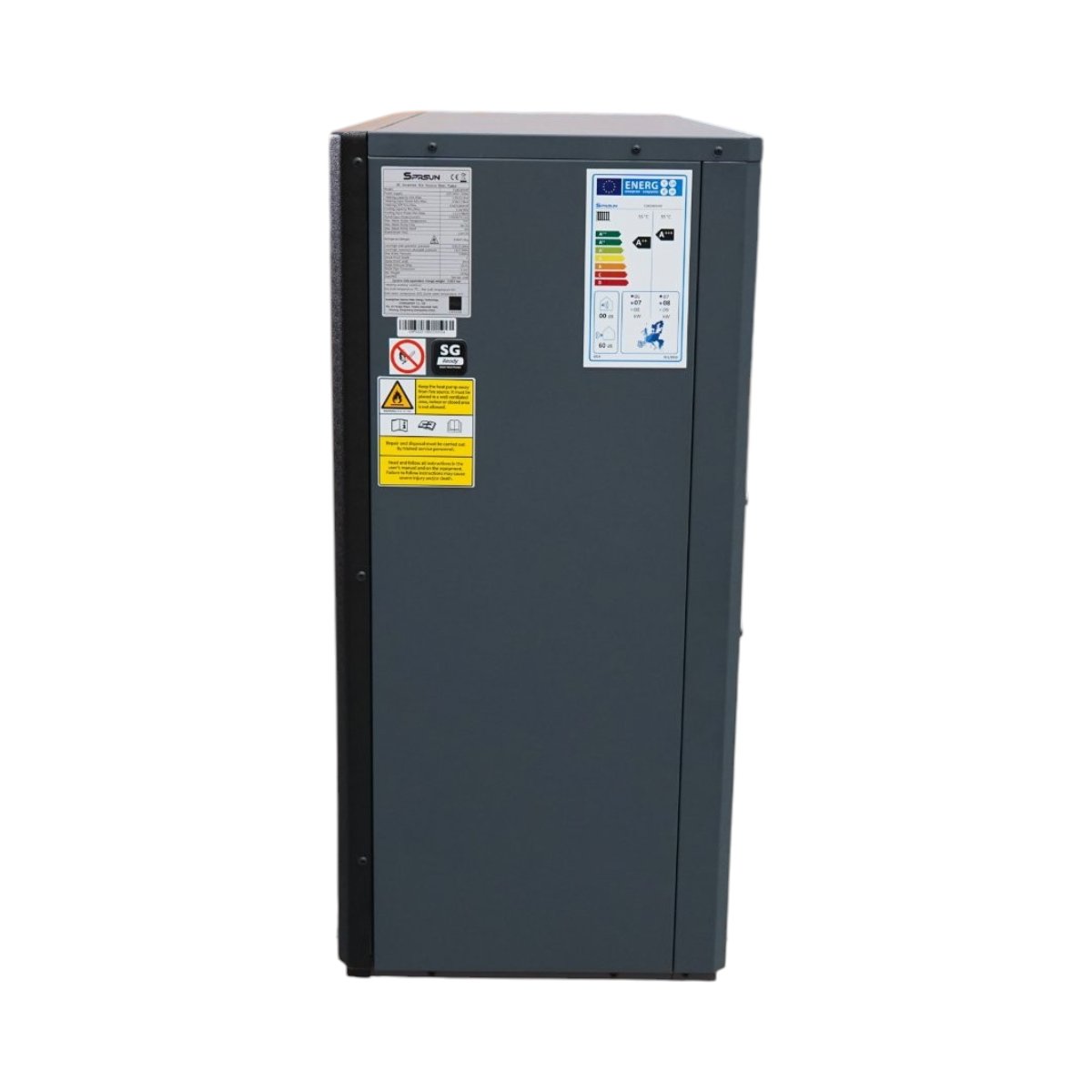 Pompa de caldura aer-apa monobloc 11.5kW, 220V, 75°C, R290 SPRSUN - imagine 2