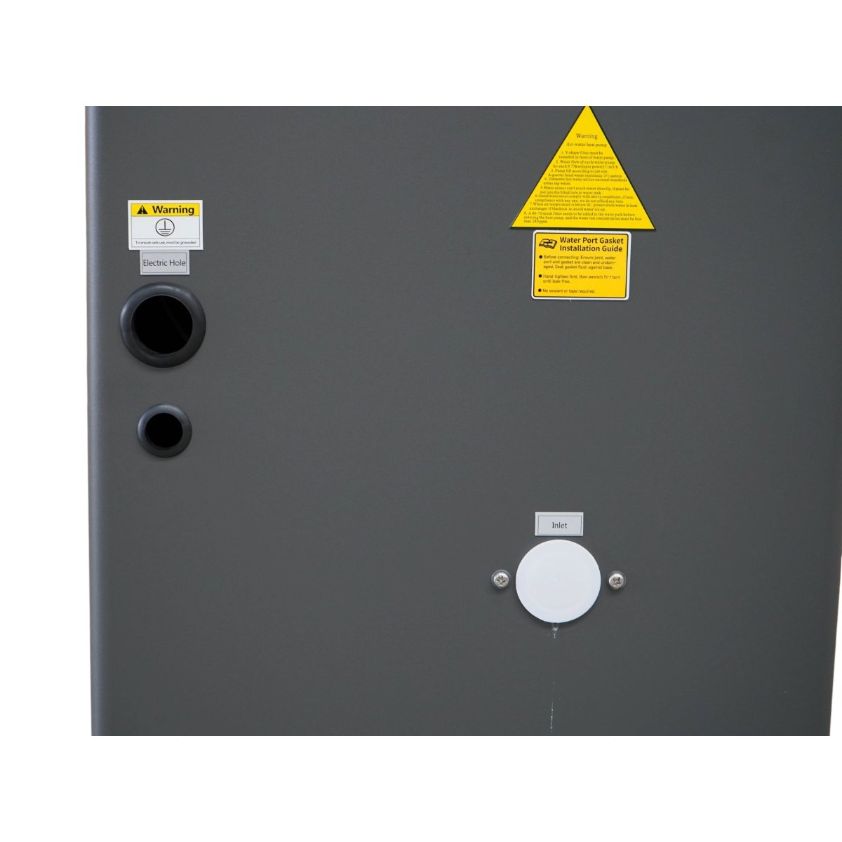 Pompa de caldura aer-apa monobloc 30kW, 380V, 75°C, R290 SPRSUN - imagine 8