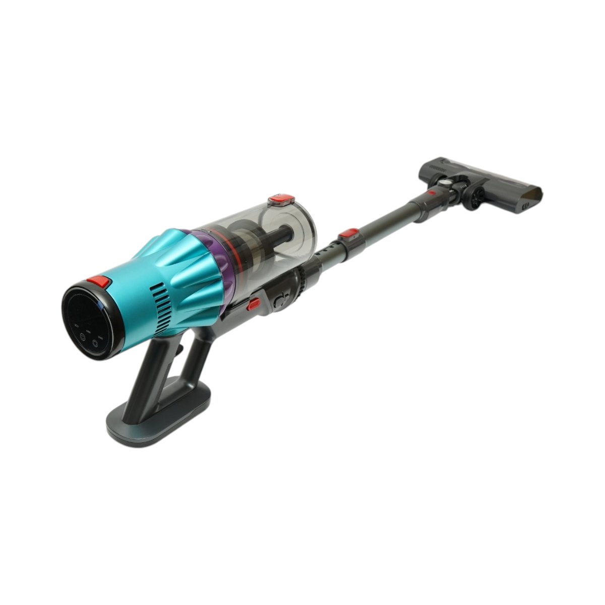 Aspirator vertical fara fir 300W, putere aspirare 35 kPa, baterie 2000mAh, recipient praf 800ml, 3 moduri de aspirare, ecran tactil LED, motor brushless, perie iluminata LED - imagine 6