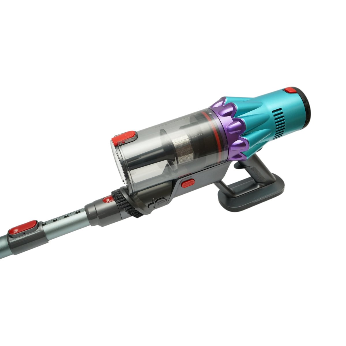 Aspirator vertical fara fir 300W, putere aspirare 35 kPa, baterie 2000mAh, recipient praf 800ml, 3 moduri de aspirare, ecran tactil LED, motor brushless, perie iluminata LED - imagine 7