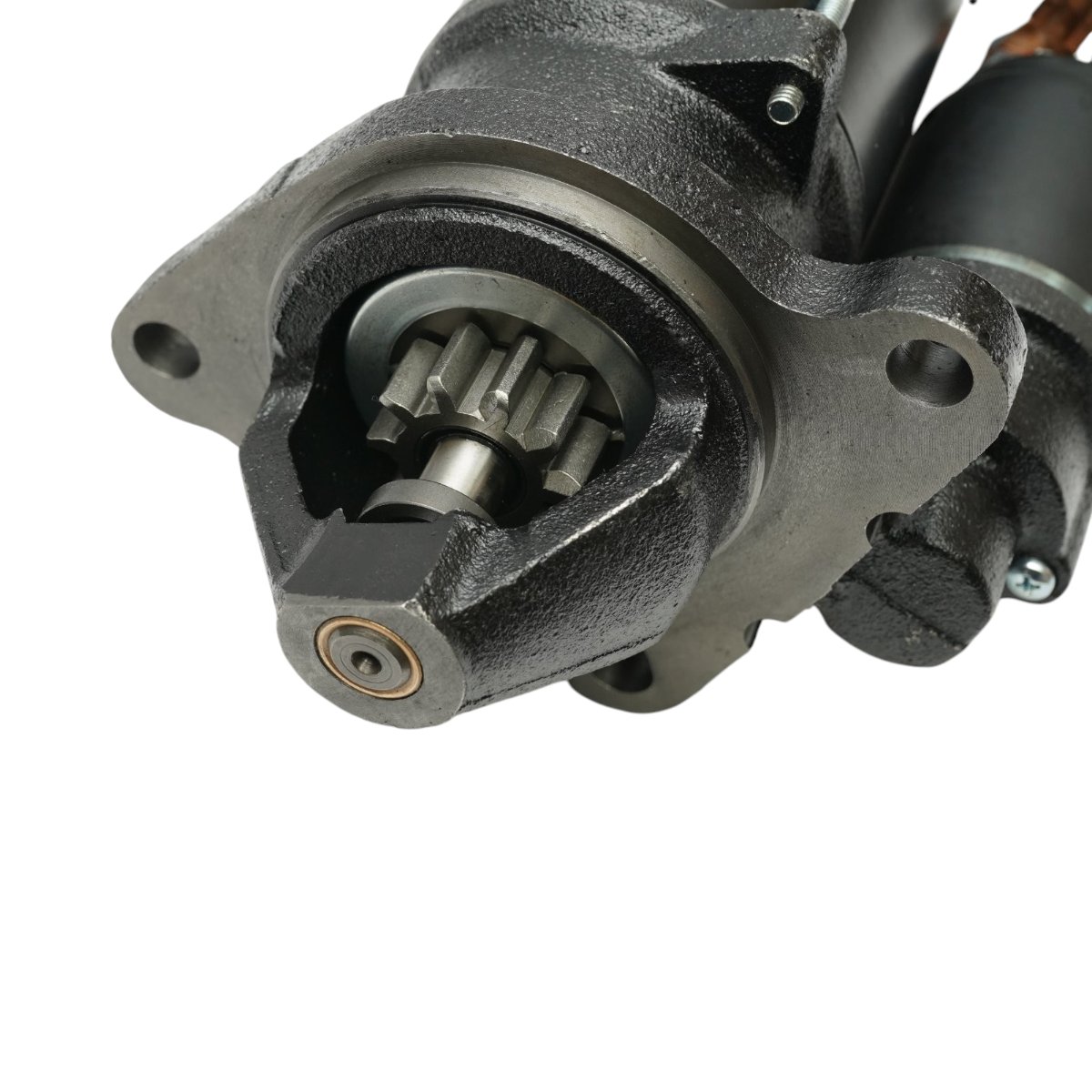 Electromotor 12V, 3.2kW, Z=10 Massey Ferguson, Ursus, Caterpillar, Claas, Gigant, Senator, Eicher, Hanomag D, Haulamatic 4, Hydra-Mac, Aveling-Barford AM cod OEM S1395, AZE4249 - imagine 7
