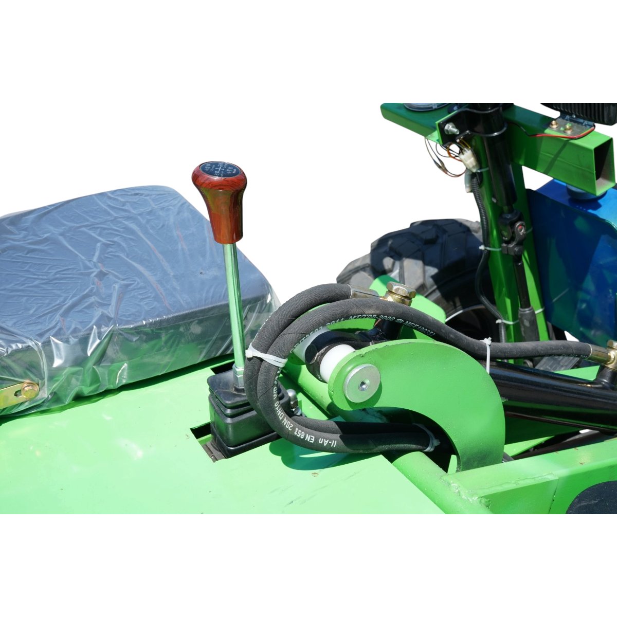 Mini incarcator frontal electric cu 3 roti, 2 motoare 2200W/1500W, baterie 48V/52Ah, capacitate ridicare 150kg, cupa 1000x550mm Breckner Germany - imagine 9