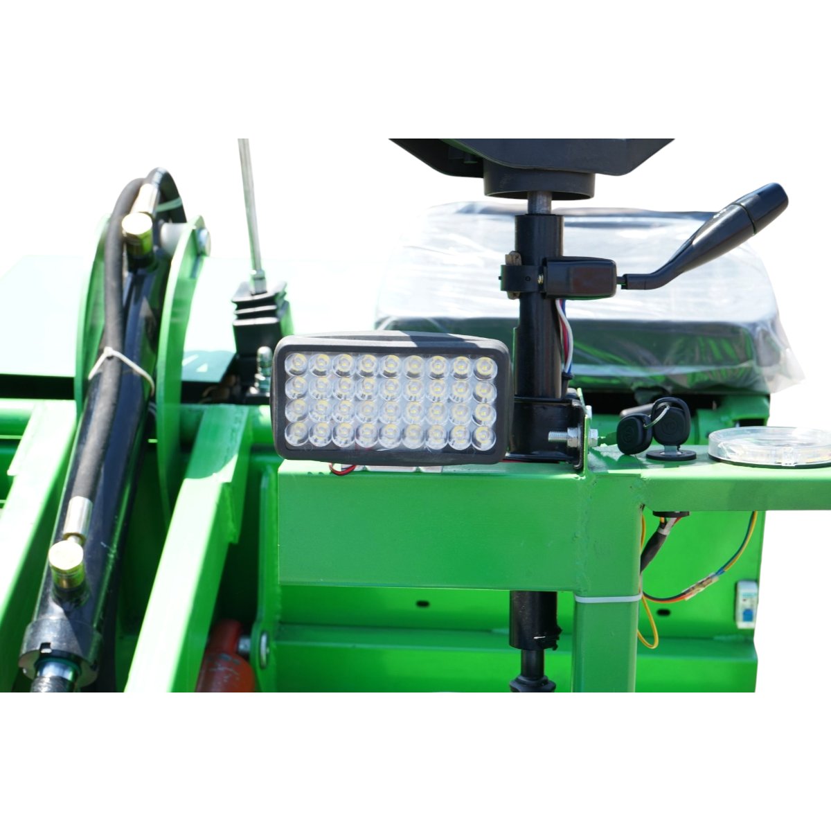Mini incarcator frontal electric cu 3 roti, 2 motoare 2200W/1500W, baterie 48V/52Ah, capacitate ridicare 150kg, cupa 1000x550mm Breckner Germany - imagine 13