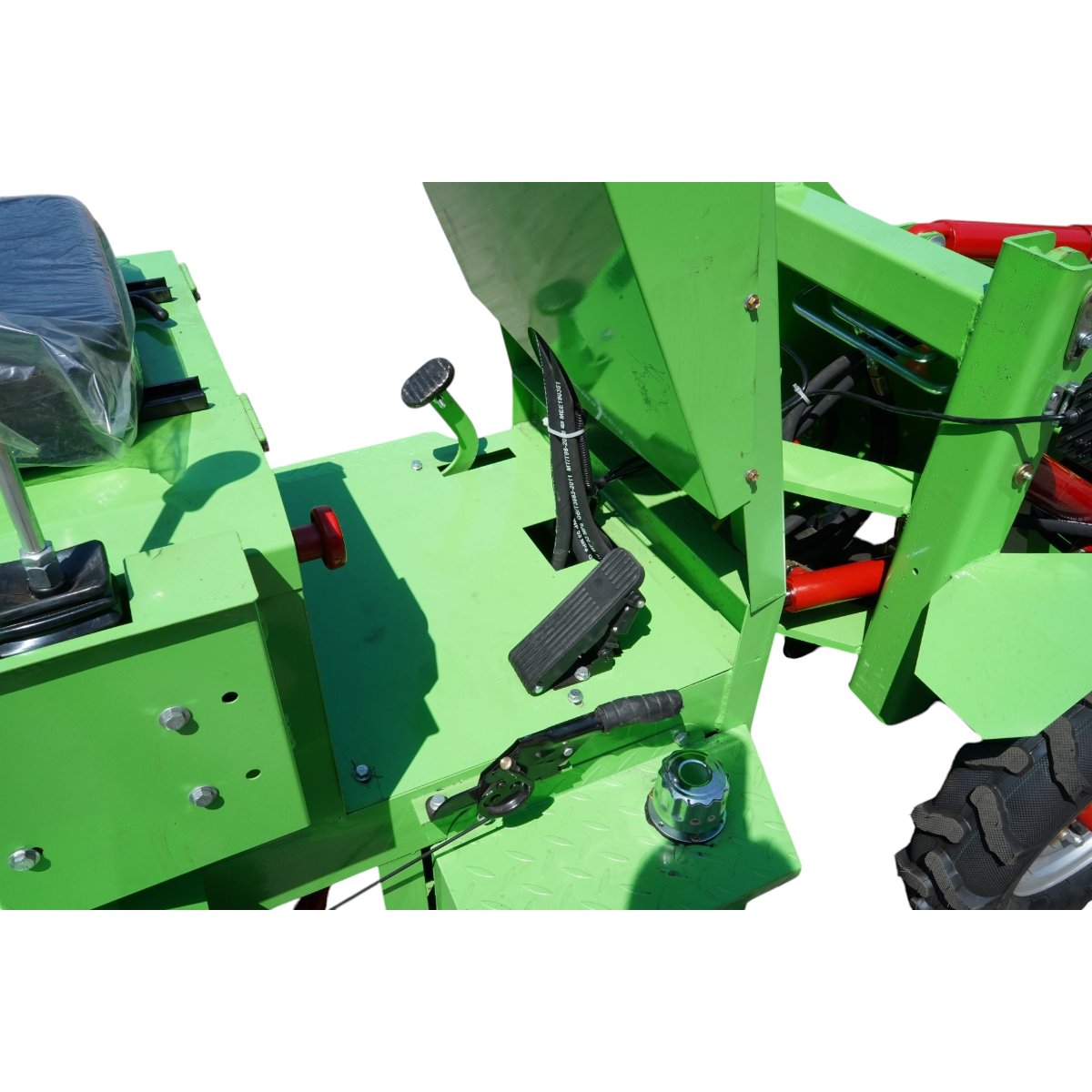 Mini incarcator frontal electric articulat 4x4, 2 motoare brushless 2200W, baterie 60V/70Ah, capacitate ridicare 400kg, latime cupa 1000mm Breckner Germany - imagine 10