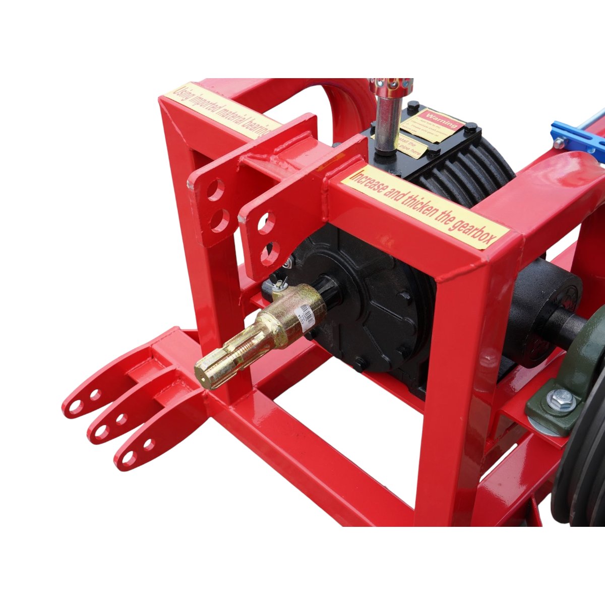 Cadru metalic pompa apa centrifuga WK88 cu suport motor, reductor, transmisie pe curea, prindere in 3 puncte si cardan inclus - imagine 11