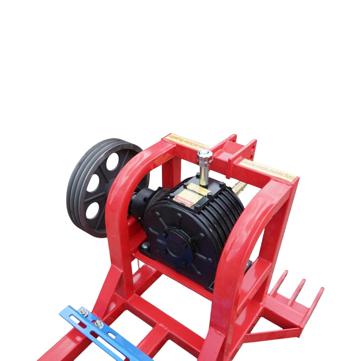 Cadru metalic pompa apa centrifuga WK88 cu suport motor, reductor, transmisie pe curea, prindere in 3 puncte si cardan inclus - imagine 9