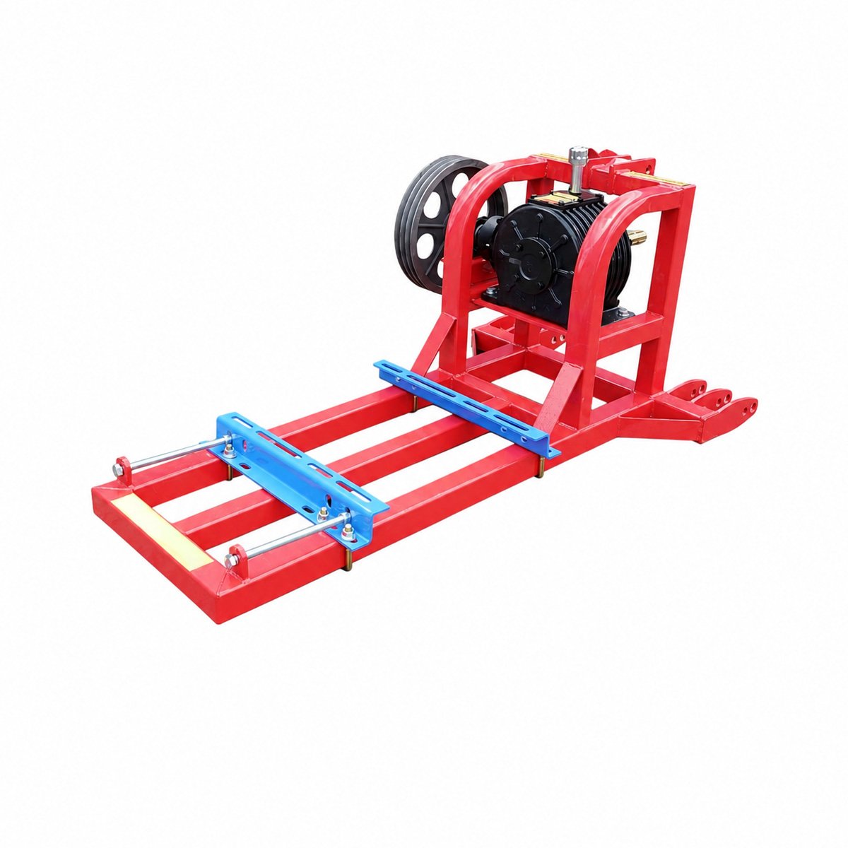 Cadru metalic pompa apa centrifuga WK88 cu suport motor, reductor, transmisie pe curea, prindere in 3 puncte si cardan inclus - imagine 2