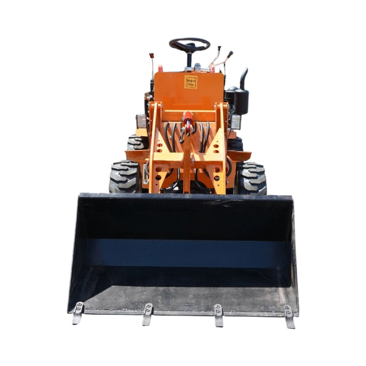 Mini incarcator frontal articulat 4x4, motor diesel 18CP, capacitate ridicare 400kg, latime cupa 1000mm Breckner Germany - imagine 3