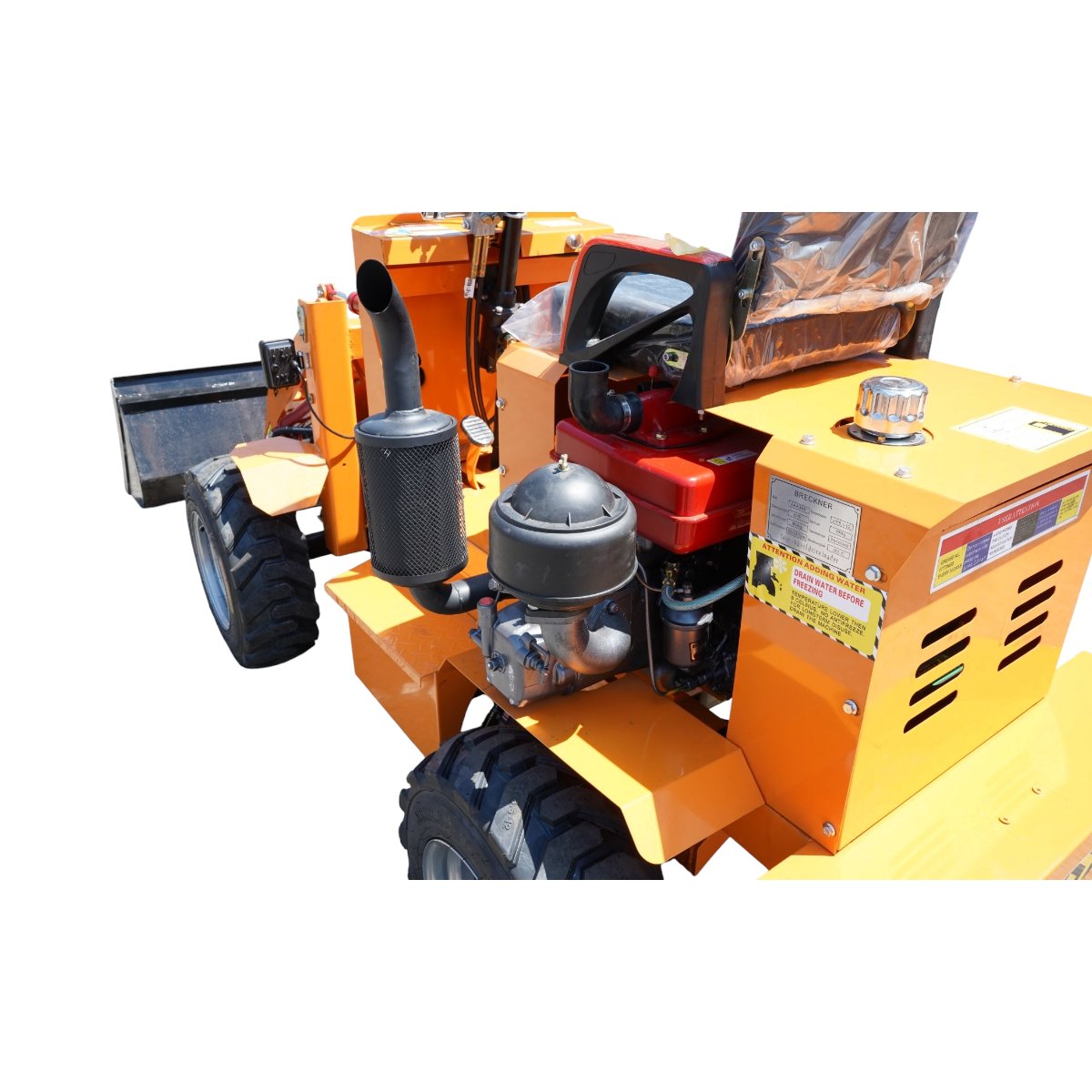 Mini incarcator frontal articulat 4x4, motor diesel 18CP, capacitate ridicare 400kg, latime cupa 1000mm Breckner Germany - imagine 9