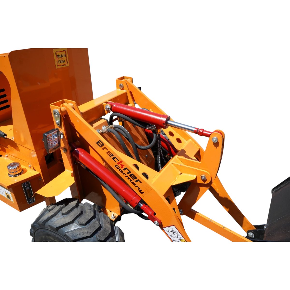 Mini incarcator frontal articulat 4x4, motor diesel 18CP, capacitate ridicare 400kg, latime cupa 1000mm Breckner Germany - imagine 8