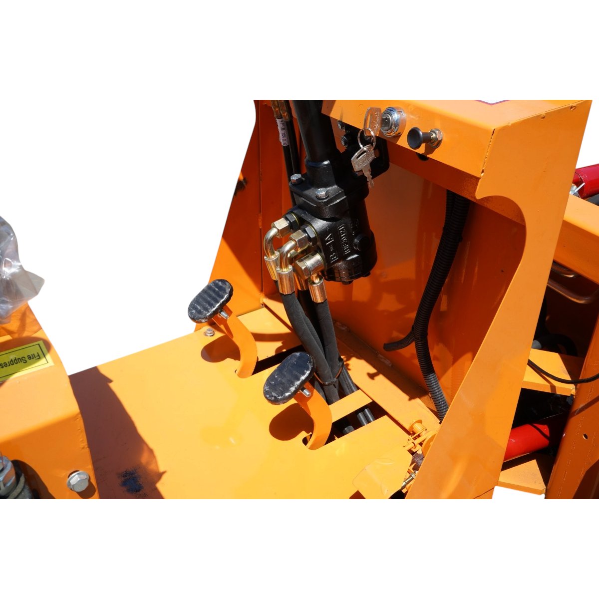 Mini incarcator frontal articulat 4x4, motor diesel 18CP, capacitate ridicare 400kg, latime cupa 1000mm Breckner Germany - imagine 11