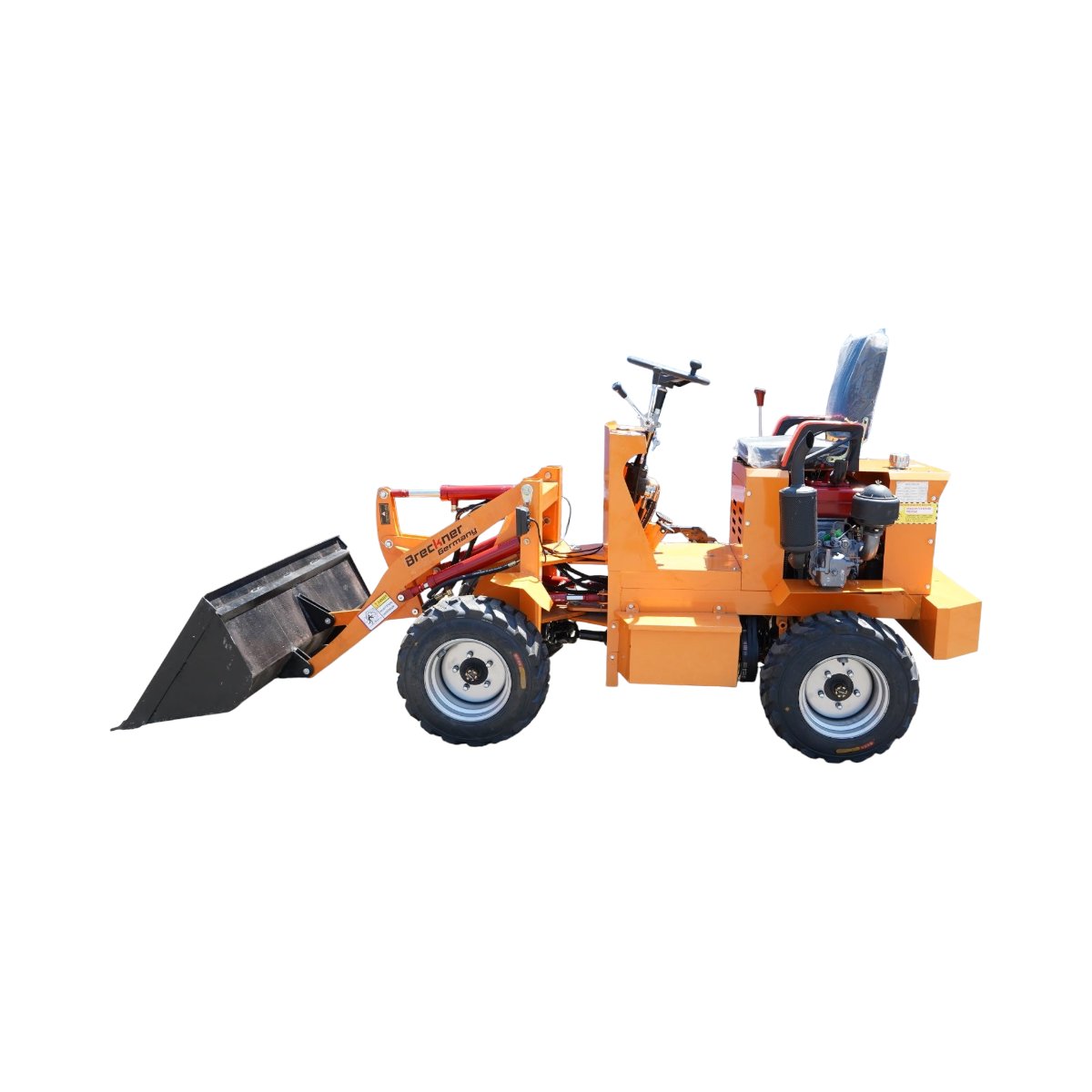 Mini incarcator frontal articulat 4x4, motor diesel 18CP, capacitate ridicare 400kg, latime cupa 1000mm Breckner Germany - imagine 2