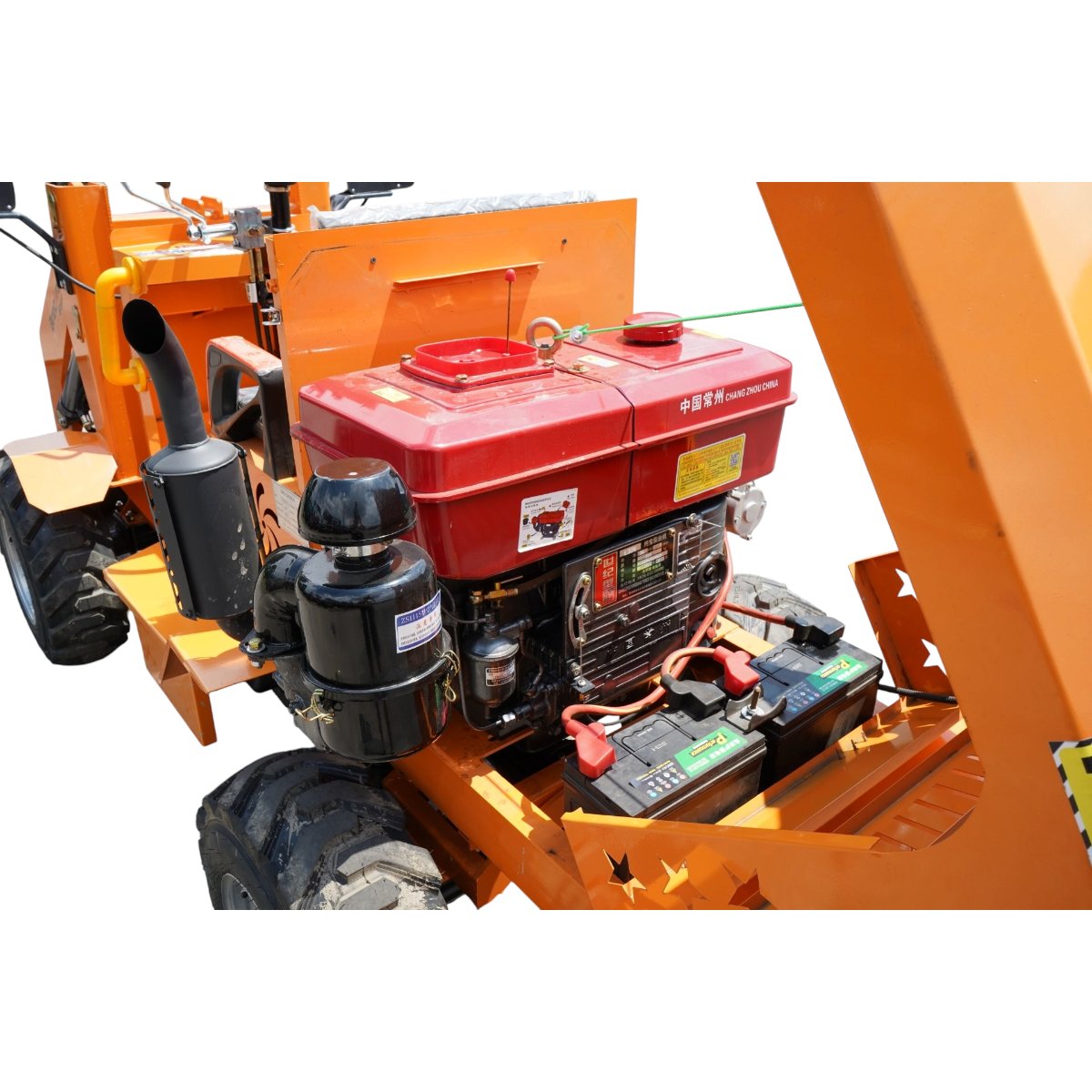 Mini incarcator frontal articulat 4x4, motor diesel 32CP, capacitate ridicare 500kg, latime cupa 1000mm Breckner Germany - imagine 11