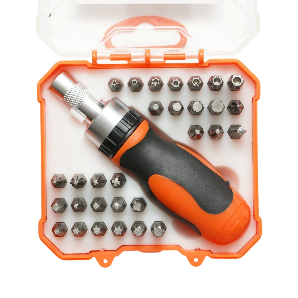 Set surubelnita cu clichet si biti imbus, torx, PH, PZ 31 piese Cr-V - imagine 3