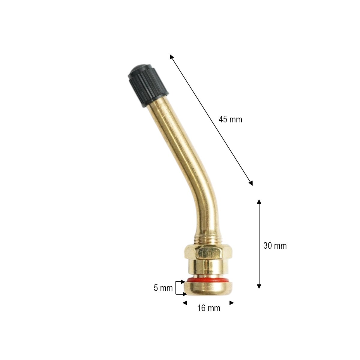Valva roata camion tubeless 75mm V3-20-7