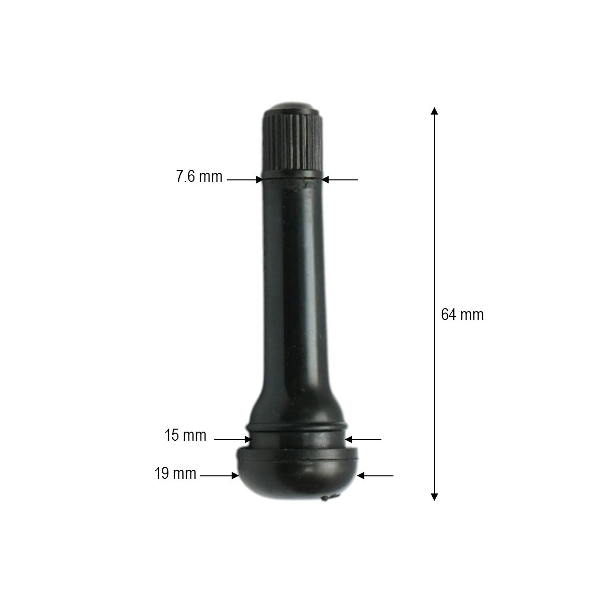 Valva roata tubeless 64mm TR418