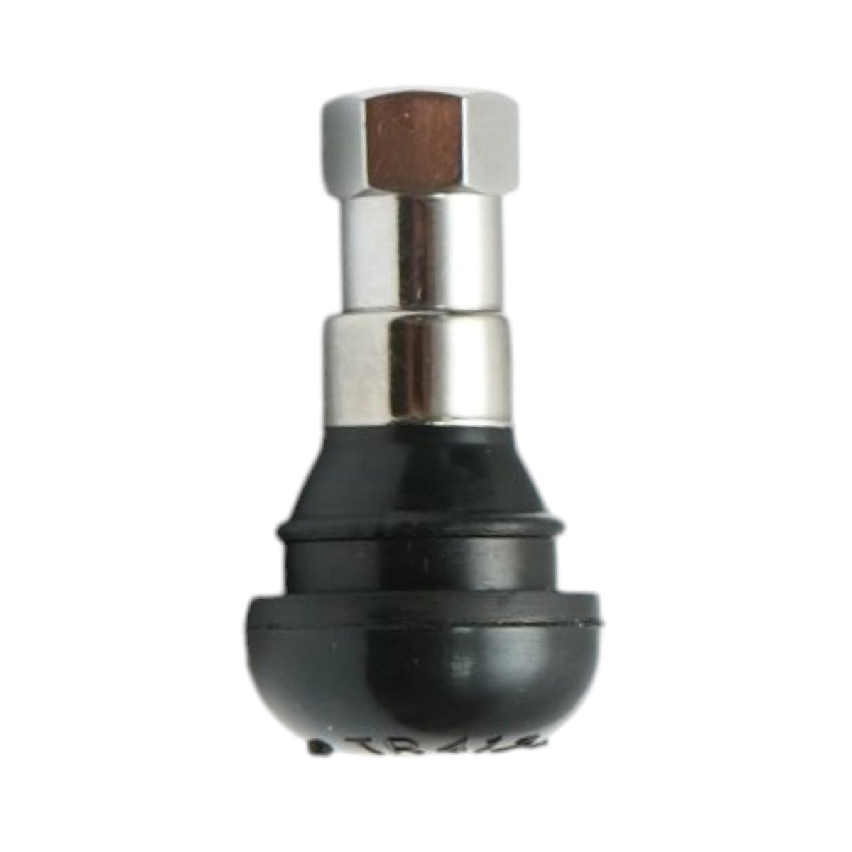 Valva roata auto tubeless 35mm premium EPDM TR412 cromata - imagine 2