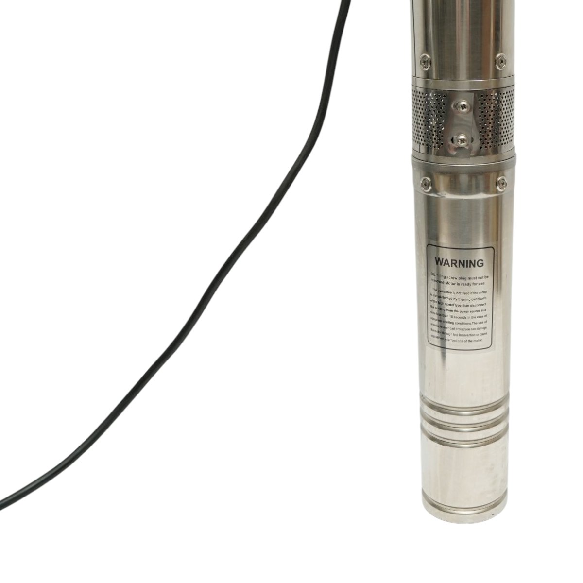 Pompa apa submersibila inox 1.5kW, 220V, D100mm, debit 5 m3/h, inaltime refulare 60m, 9 turbine ceramice, racire pe ulei, panou de control K90QJD2-60/9-1.5 Breckner Germany - imagine 8