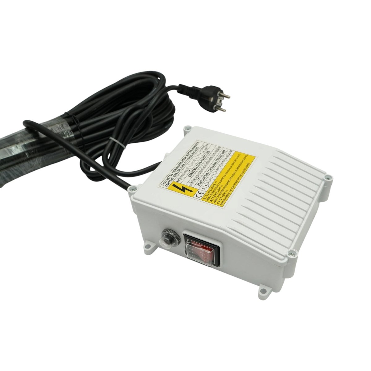 Pompa apa submersibila inox 1.5kW, 220V, D100mm, debit 5 m3/h, inaltime refulare 60m, 9 turbine ceramice, racire pe ulei, panou de control K90QJD2-60/9-1.5 Breckner Germany - imagine 10