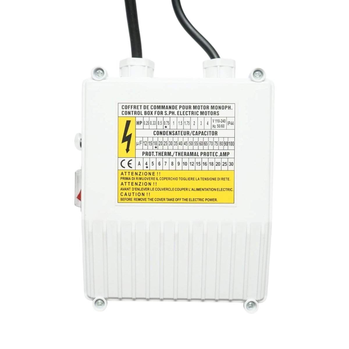 Pompa apa submersibila inox 1.5kW, 220V, D100mm, debit 5 m3/h, inaltime refulare 60m, 9 turbine ceramice, racire pe ulei, panou de control K90QJD2-60/9-1.5 Breckner Germany - imagine 9