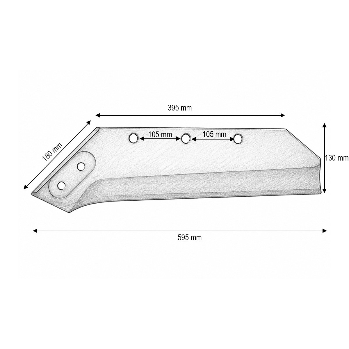Brazdar plug stanga 16 inch Vogel Noot UNM40 cod OEM PK401401 - imagine 3