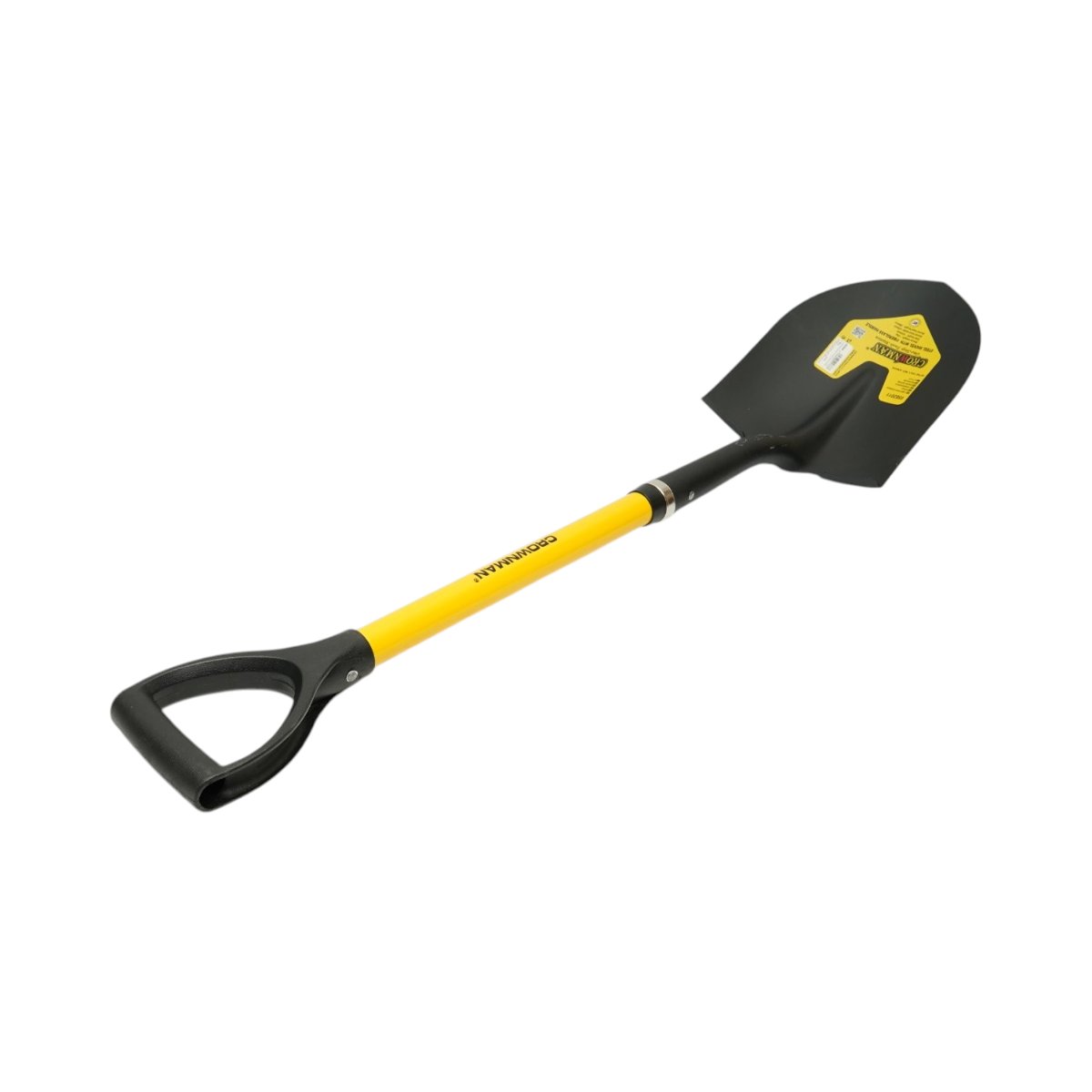 Lopata otel cu varf ascutit tip cazma 220x290x1020mm, coada din fibra de sticla si maner D Crownman - imagine 6