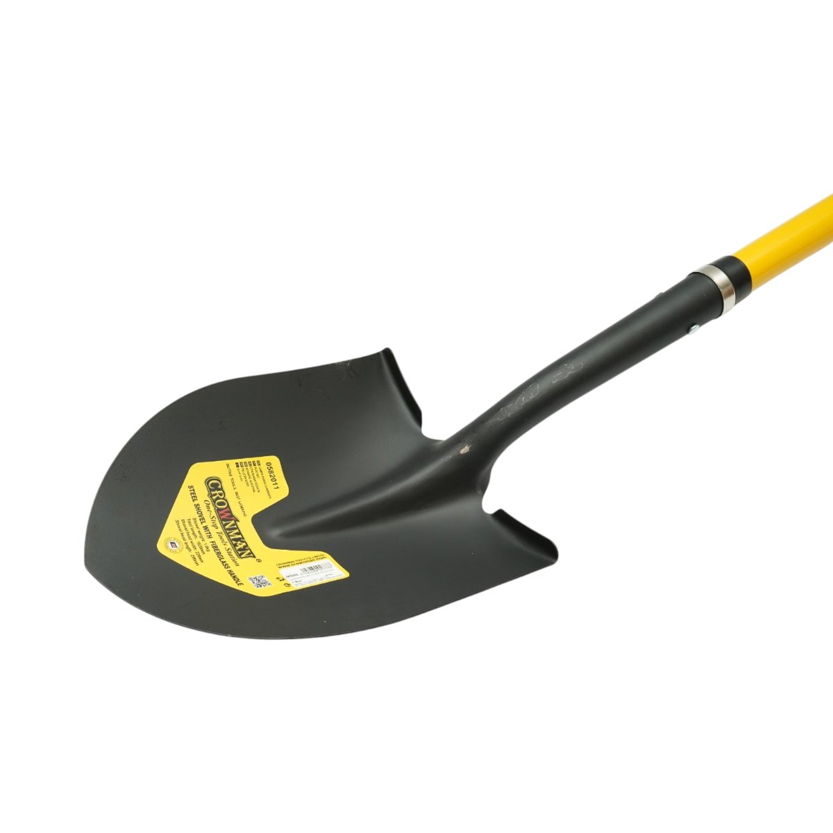 Lopata otel cu varf ascutit tip cazma 220x290x1020mm, coada din fibra de sticla si maner D Crownman - imagine 7