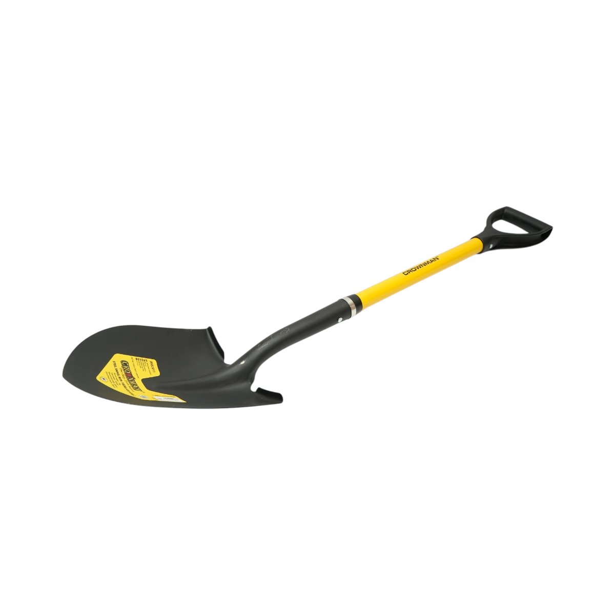 Lopata otel cu varf ascutit tip cazma 220x290x1020mm, coada din fibra de sticla si maner D Crownman - imagine 4