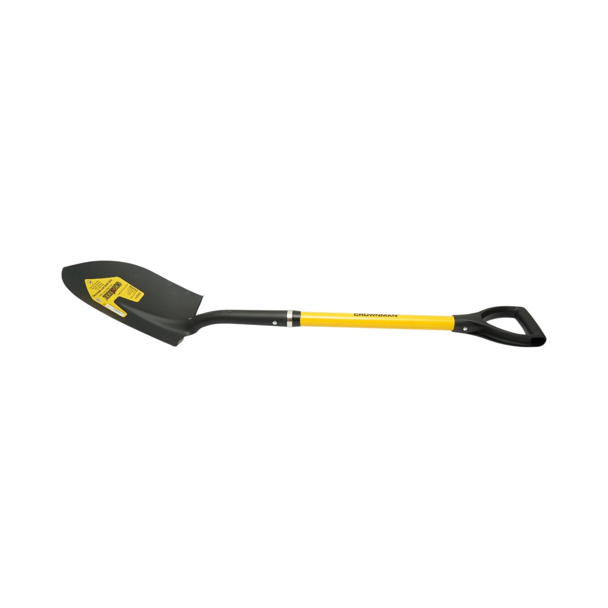 Lopata otel cu varf ascutit tip cazma 220x290x1020mm, coada din fibra de sticla si maner D Crownman - imagine 3