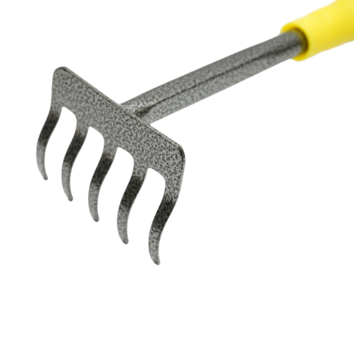 Grebla de gradina cu 5 dinti din otel carbon 85x300mm, maner ergonomic PP Crownman - imagine 4